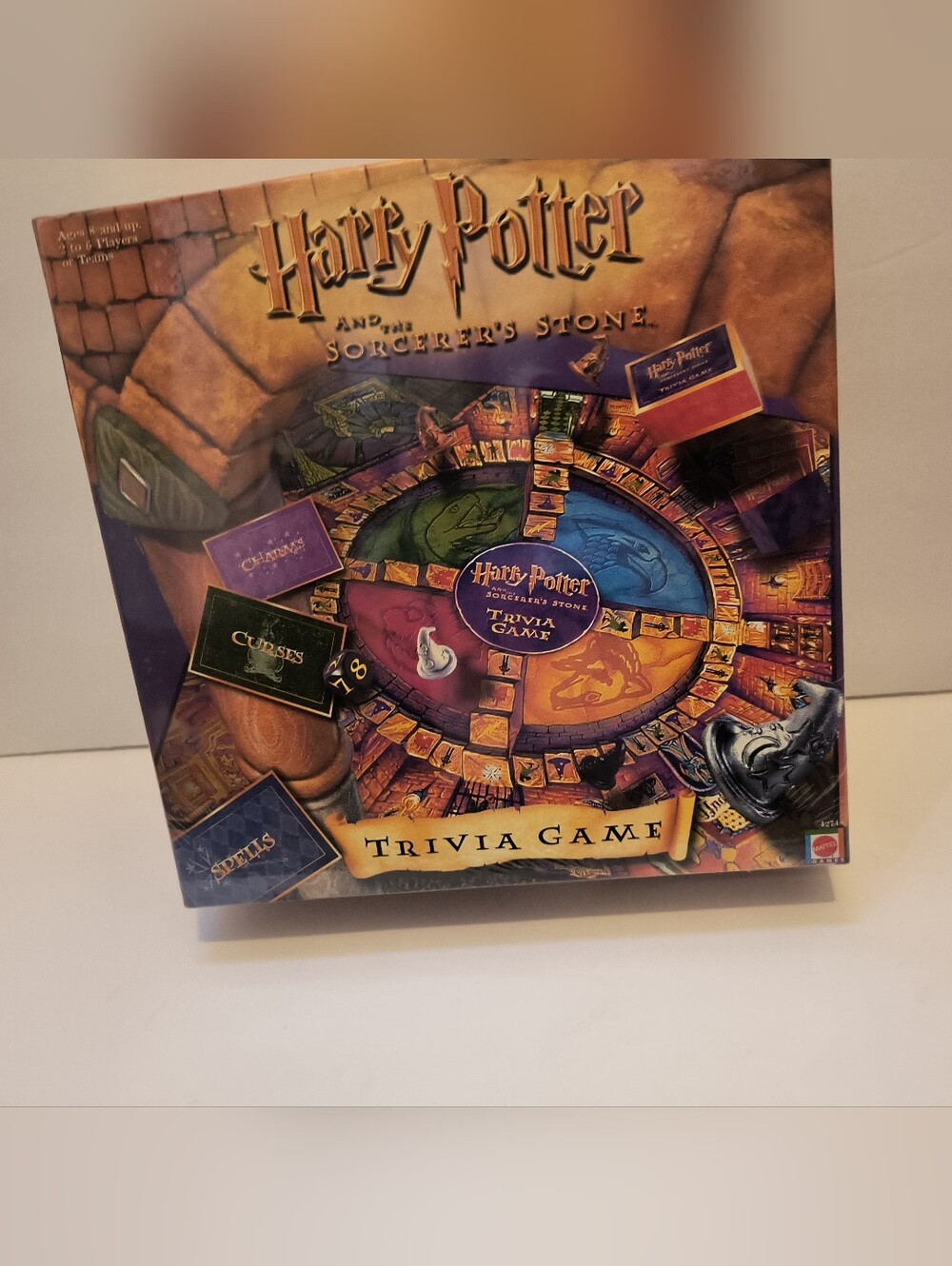 Harry Potter And The Sorcerers Stone Trivia Board Game Mattel 2000 NEW Sealed - Picture 3 of 3
